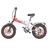 Cheevalry CF1000-1 Zložljivo električno kolo, 48 V 20 Ah, 20-palčna debela pnevmatika, bela, (5000234323) | Shoptok.si