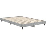  Okvir kreveta boja betona 120x190 cm od konstruiranog drva | shoptok.hr