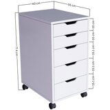 Hanah home duru 1600-48 white dresser | ePonuda.com