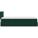  Okvir kreveta s madraca tamnozeleni 100x200cm baršunasti | shoptok.hr