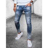 DStreet Spodnie męskie jeansowe niebieskie | Shoptok.si