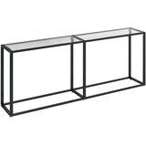  Konzolni stol prozirni 200 x 35 x 75,5 cm od kaljenog stakla | shoptok.hr