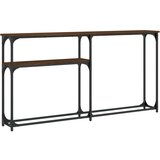  Konzolni stol boja hrasta 145 x 22 5 x 75 cm konstruirano drvo | shoptok.hr
