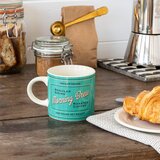 Rex London Kremno belo-turkizna keramična skodelica 350 ml Morning Brew – | Shoptok.si