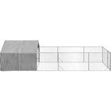  Vanjska kućica za pse sa stazom 6x2x1 5 m pocinčani čelik | shoptok.hr