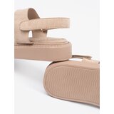 SEASTAR Beige platform sandals with cutouts | Shoptok.si