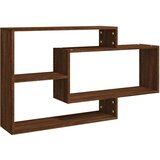  Stenska polica rjavi hrast 104x20x58,5 cm konstruiran les, (20643060) | Shoptok.si