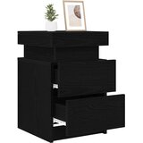  Noćni ormar Crni hrast 35 x 39 x 55 cm Konstruirano drvo | shoptok.hr