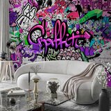 Artgeist Foto tapeta - Purple Graffiti 150x105 Standard | shoptok.hr