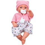  Igrača punčka s puloverjem in zvočnimi efekti - 30 cm - roza | Shoptok.si
