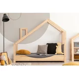 Adeko Otroška postelja hiška iz borovega lesa Luna Elma, 90 x 160 cm