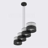  visilica na sajli karbon 4xE27/15W/230V crna/siva | Eponuda.com