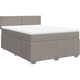 Maison Chic Box spring postelja - Vzmetna postelja z vzmetnico taupe 140x200 cm blago SL11470, (21884834) | Shoptok.si