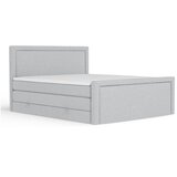 Maison de Rêve Svijetlo sivi boxspring krevet s prostorom za odlaganje 200x200 cm Lavenda – | shoptok.hr