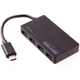 Xwave USB 3.0 HUB 4-PORT (Type C to1 xUSB3.0+3 xUSB2.0), kabl 13cm ( HUB C241 )