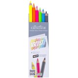  Umjetničke drvene bojice Cretacolor mega neon grafitne 6 kom u kartonskoj kutiji | Shoptok.si