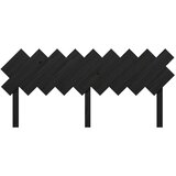  Uzglavlje za krevet Crno 178x3x80,5 cm od masivne borovine | shoptok.hr