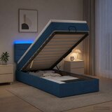  od pjene s madracem i LED-om Plava 100 x 200 cm Tkanina | shoptok.hr