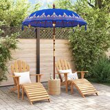  Balineški Parasol Plava 180-190 cm Pamuk solidno drvo | shoptok.hr
