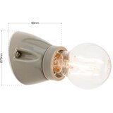 Orion zidno svetlo frost 1xE27/60W/230V sivo | Eponuda.com