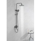 Inter Ceramic Usponski tuš 1f+rucica 5f+slavina venecia sedal crna mat | Eponuda.com