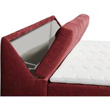 MID.YOU POSTELJA Z VZMETNICO 120 cm x 200 cm , tekstil, leseni material rdeča | Shoptok.si