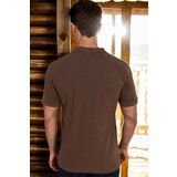 Dewberry T8561 MEN'S TSHIRT-LIGHT BROWN | Shoptok.si