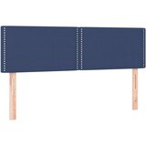  Posteljno vzglavje modro 144x5x78/88 cm blago, (20736014) | Shoptok.si