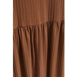 Marisse Dark Beige Dress With Long Sleeves And A Flared Bottom | Eponuda.ba