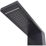 PANEL za tuš aluminij mat črne barve | Shoptok.si
