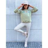 DStreet Bluza damska oversize MONACO ciemnozielona Cene
