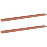  Polica na zidu 2 pcs Crvena 115 x 9 x 3 cm Konstruirano drvo | shoptok.hr