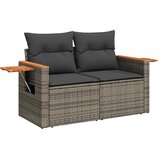  8-dijelni set vrtnih sofa od poliratana s jastucima sivi bagrem | shoptok.hr