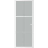  Unutarnja vrata 83 x 201 5 cm Bijela od mat stakla i aluminija | shoptok.hr
