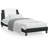 vidaXL Okvir za krevet s uzglavljem crno-bijeli 100x200cm umjetna koža | shoptok.hr