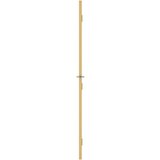 Sobna vrata tanka zlatna 93x201 5 cm kaljeno staklo i aluminij | shoptok.hr