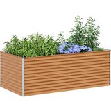  Povišena gredica - Vrtna gredica 195 x 100 x 68 cm Cinkani čelik | shoptok.hr