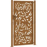  Vrtna vrata 100x175 cm Čelik otporan na vremenske uvjete Dizajn plamena | shoptok.hr
