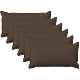  Presvlaka za jastuk 6 pcs HOUTEN Sivosmeđa 40 x 70 cm Slike