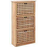 Furnova Omarica za čevlje iz trdne orehovine 55x20x104 cm, (21954510) Cene