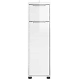  Kupaonski ormar s policom Visoki sjaj bijela 30,5 x 30 x 101 cm | Eponuda.com