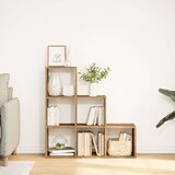 vidaXL Pregrada / regal za knjige 3 razina boja drva 99x29x99cm drveni | shoptok.hr