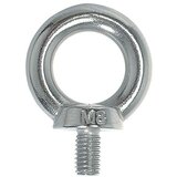MARINETECH Vijak z obročem (M 10, Notranji premer: 25 mm, Nerjavno jeklo, Srebrna) | Shoptok.si