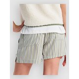 Roxy Lekeitio Bay Printed Rg Kids Kratke hlace oil green vert mda stripe | Shoptok.si