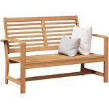  Klupa Smeđa 110 x 65 x 76,5 cm Čvrsto teak drvo | shoptok.hr