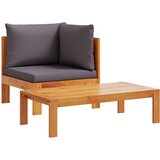  2-dijelni set vrtnih sofa s jastucima masivno bagremovo drvo | shoptok.hr