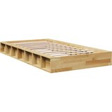 vidaXL posteljni okvir brez vzmetnice 90x200 cm masivni les hrast | Shoptok.si