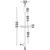 Nova Luce Mat bijela LED stojeća svjetiljka aluminijska s mogućnosti zatamnjivanja (visina 330 cm) Olos – | shoptok.hr
