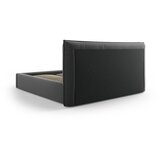 Milo Casa Tamno sivi tapecirani bračni krevet s prostorom za odlaganje s podnicom 140x200 cm Elio – | shoptok.hr