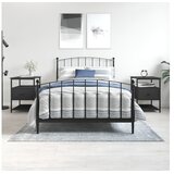 vidaXL Noćni ormarići 2 kom crni 40 x 42 x 56 cm od konstruiranog drva | shoptok.hr